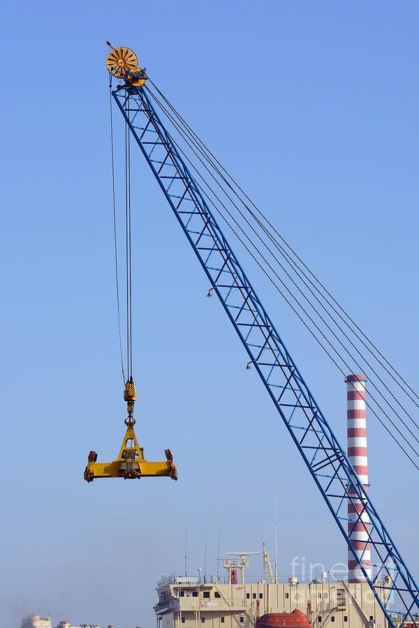 Cargo Crane Photograph By Grigorios Moraitis - Fine Art America