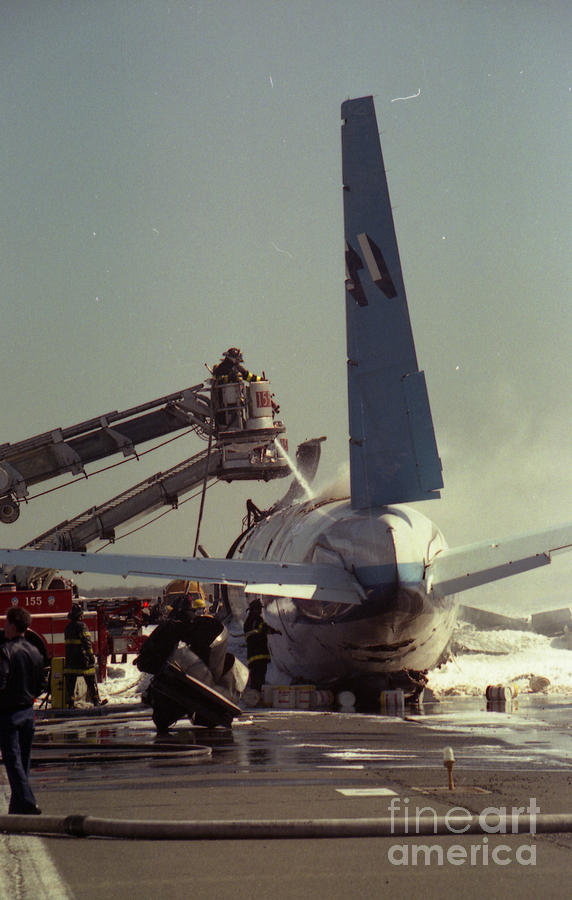 Cargo Plane Crash at JFK Photograph by Steven Spak