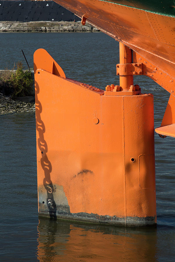 Cargo Ship Rudder Photograph by Jim West | Pixels