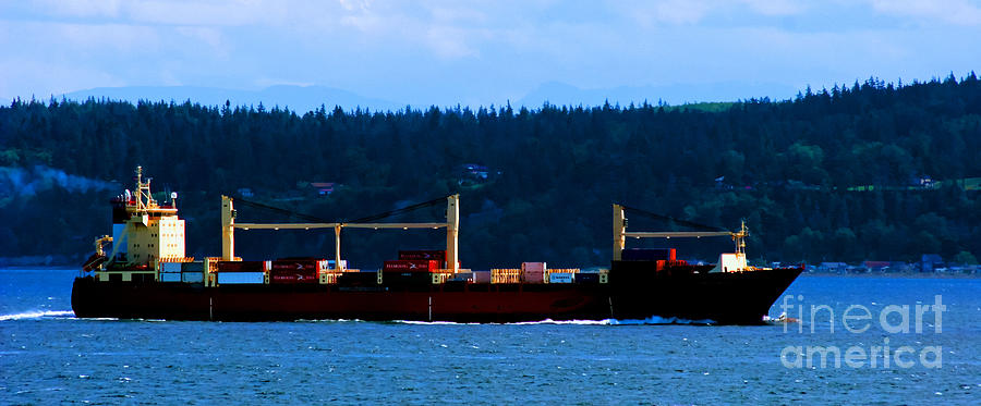 Cargo Ship Photograph by Tap On Photo