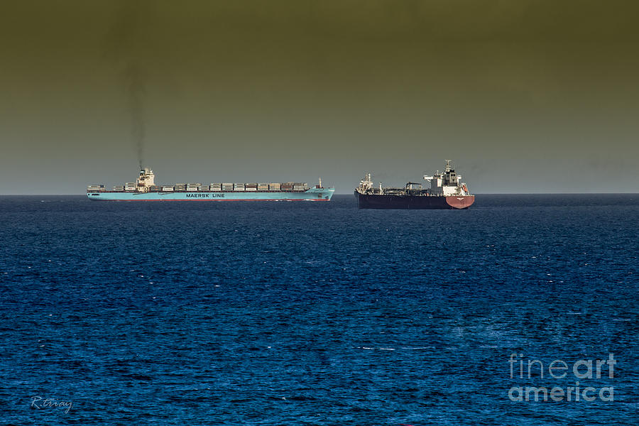 Cargo Steamer  Photograph by Rene Triay FineArt Photos