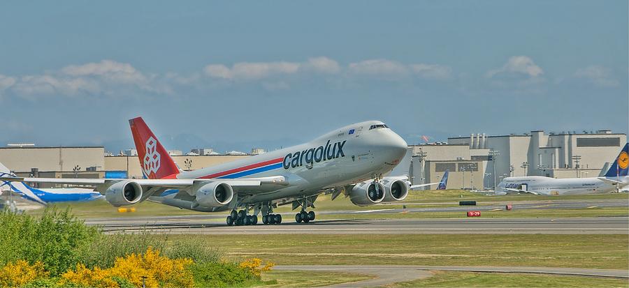 Cargolux 747-8F Photograph by Jeff Cook