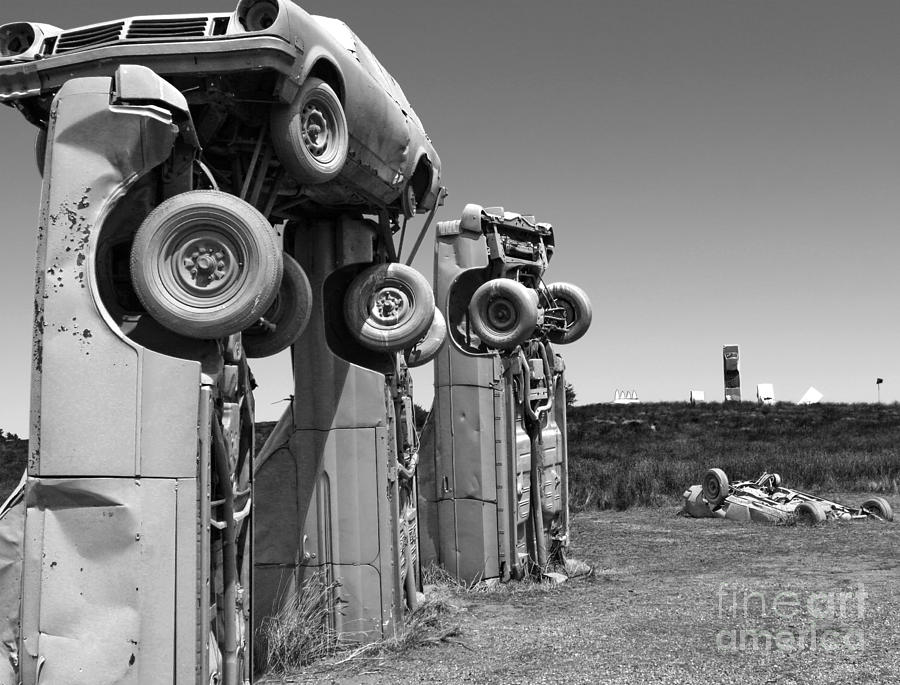 Carhenge Photograph - Carhenge - 02 by Gregory Dyer
