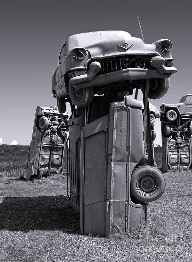 Carhenge Photograph - Carhenge - 04 by Gregory Dyer