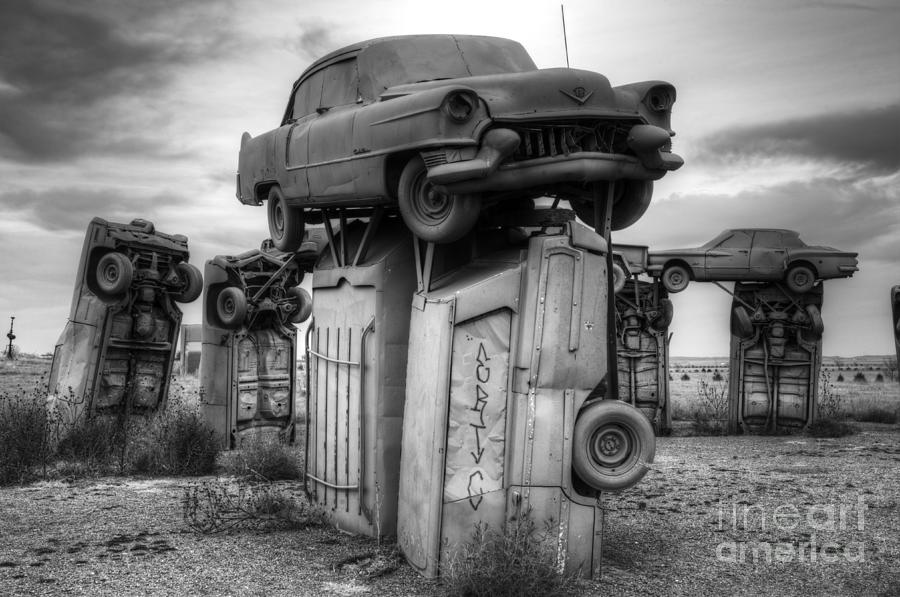 Carhenge Automobile Art 4 Photograph by Bob Christopher