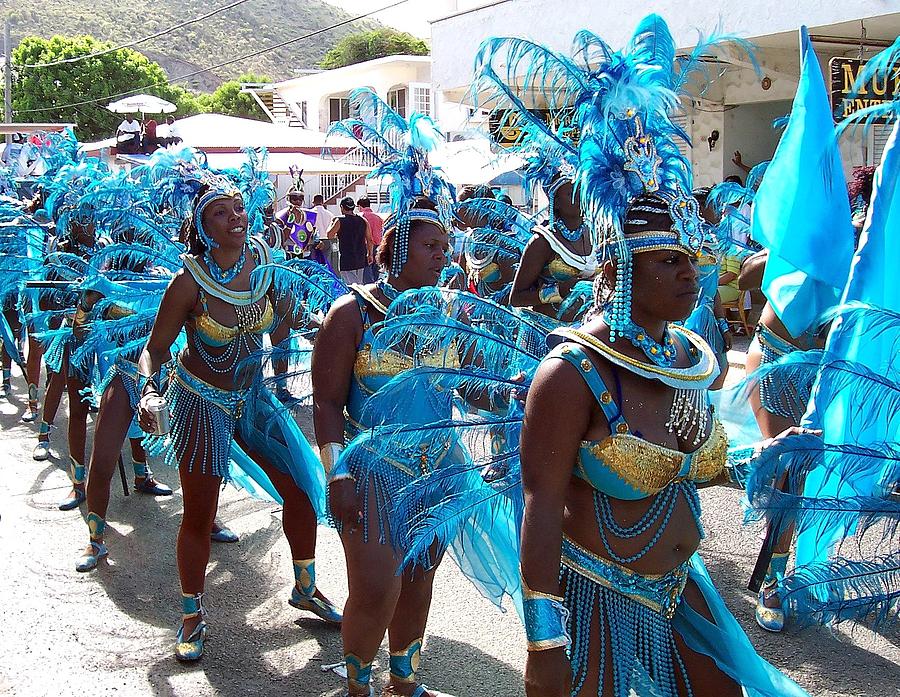 Caribbean Carnival In Blue Photograph By Glenn Aker Fine Art America