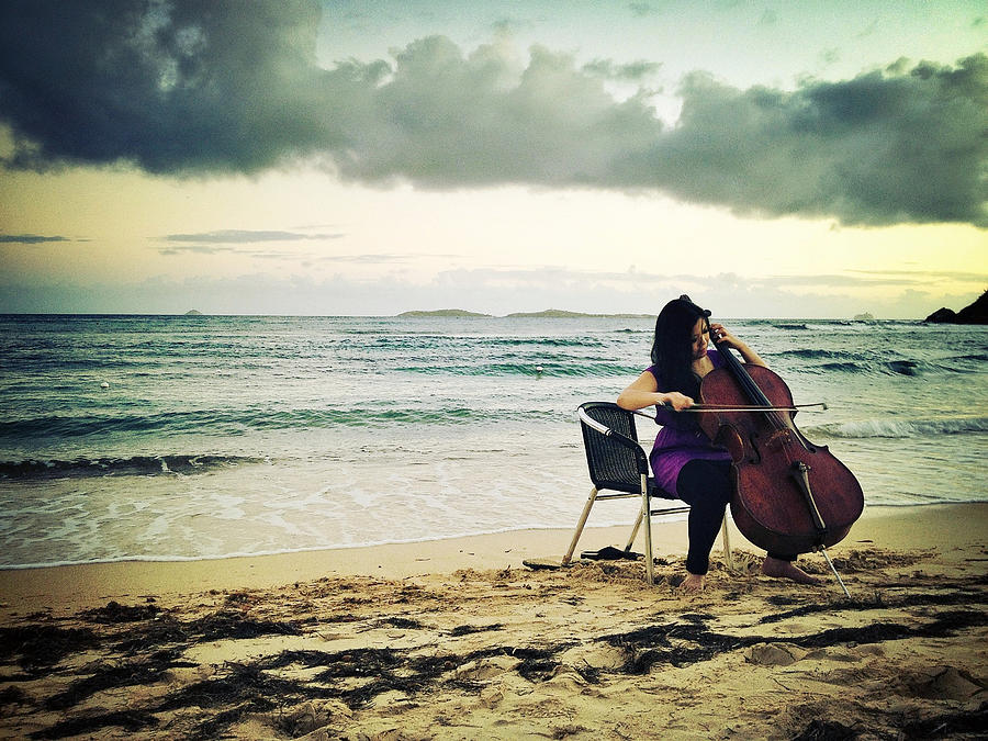 Caribbean Cello Photograph by Natasha Marco