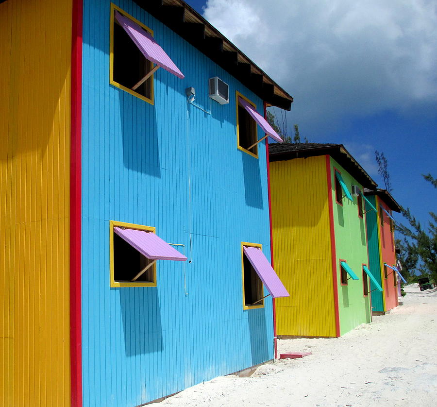 Architecture Photograph - Caribbean Color by Randall Weidner