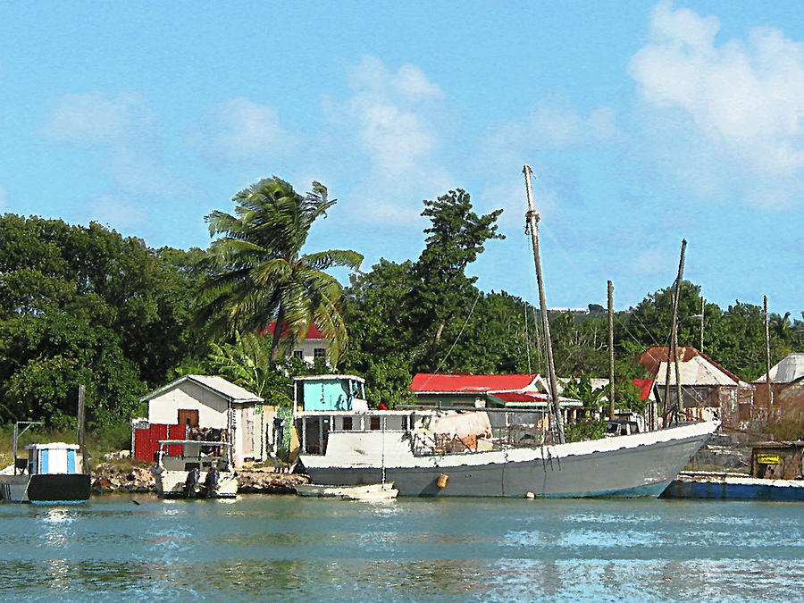 Caribbean - Docked Boats at Antigua Photograph by Susan Savad