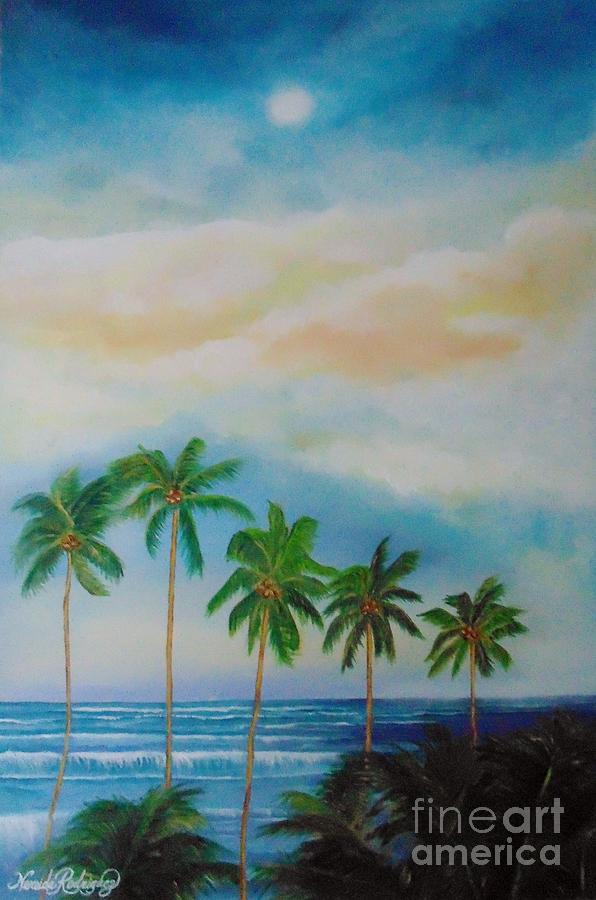 Caribbean Dream Painting by Nereida Rodriguez