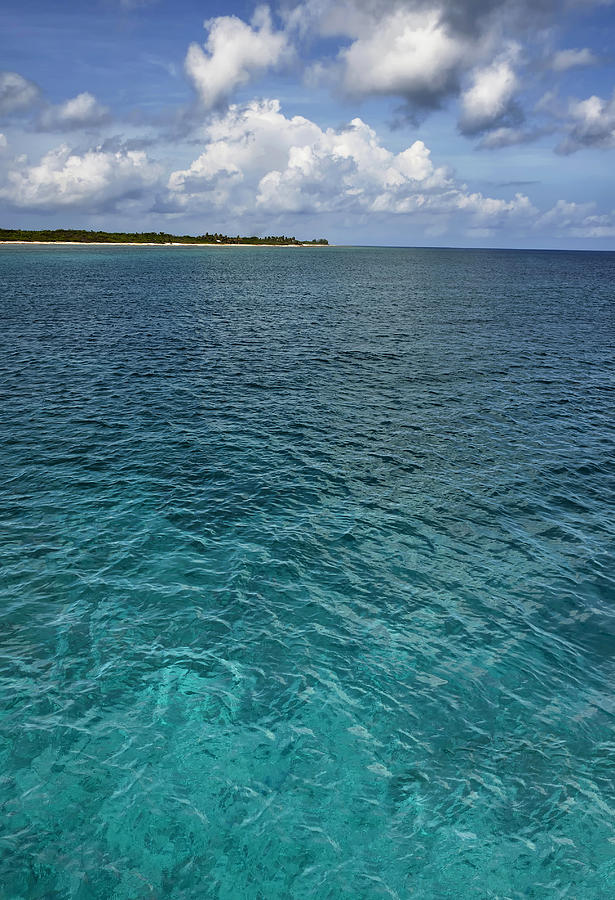 Caribbean Greens And Blues Photograph