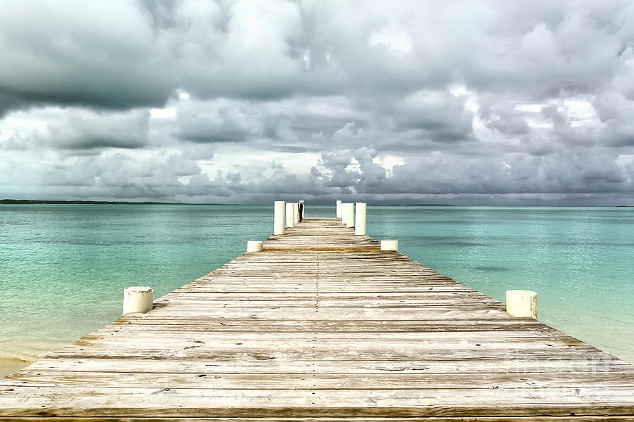 Jetty Photograph - Caribbean Landscape - Isolated Jetty - Bahamas by Pier Giorgio Mariani Jetty Photograph - Caribbean Landscape - Isolated Jetty - Bahamas by Pier Giorgio Mariani