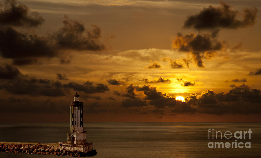 Caribbean Lighthouse Photograph by Shirley Mangini