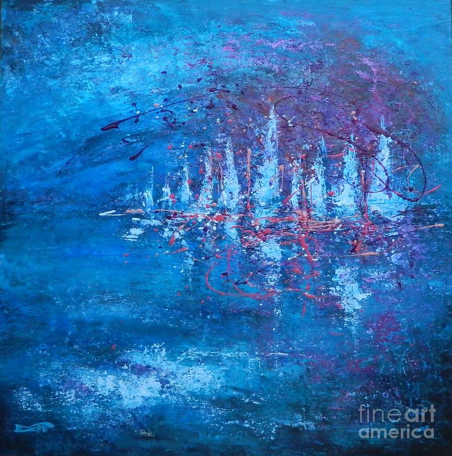 Caribbean Sail Painting by Dan Campbell