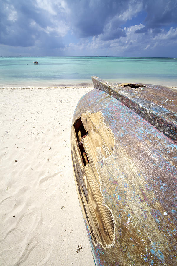 Caribbean Shipwreck Photograph by David Letts