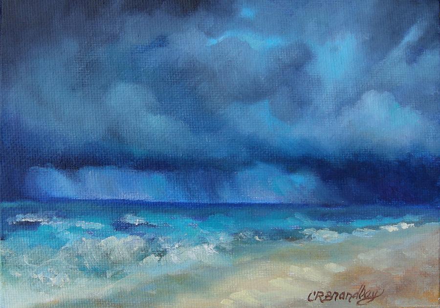 Caribbean Storm Painting by Chris Brandley