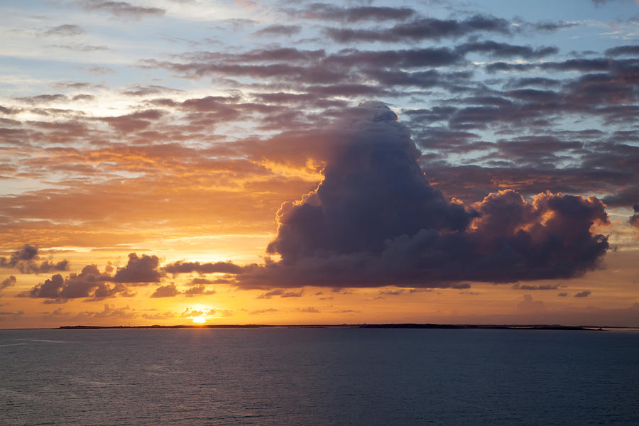 Caribbean Sunrise Photograph by Ramunas Bruzas