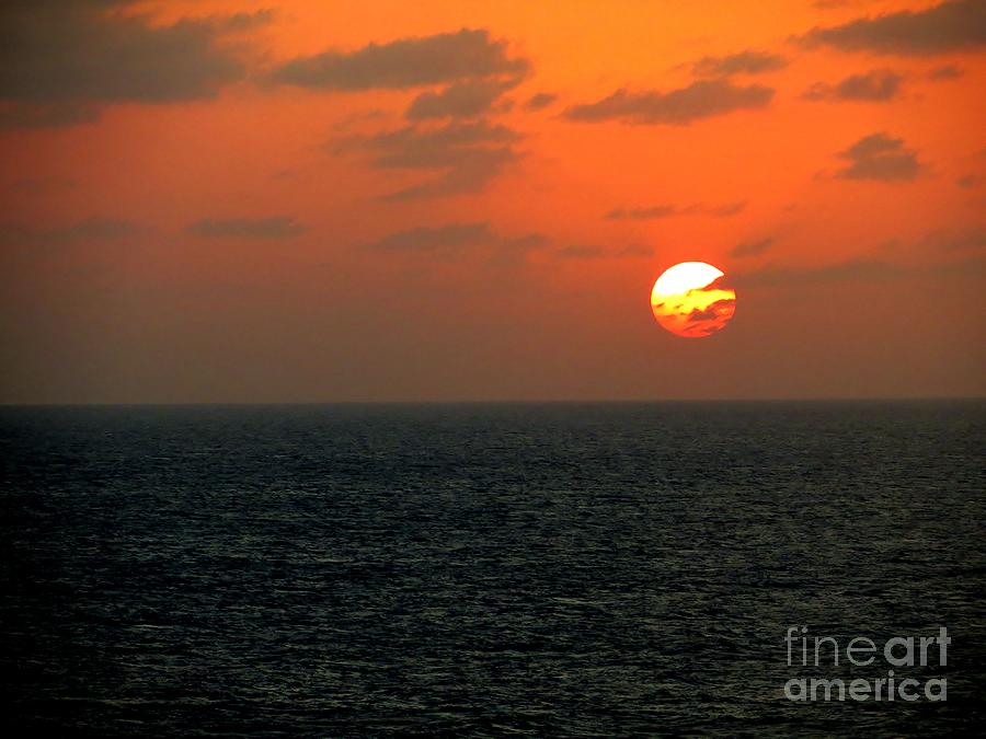 Caribbean Sunset Photograph by Tim Townsend