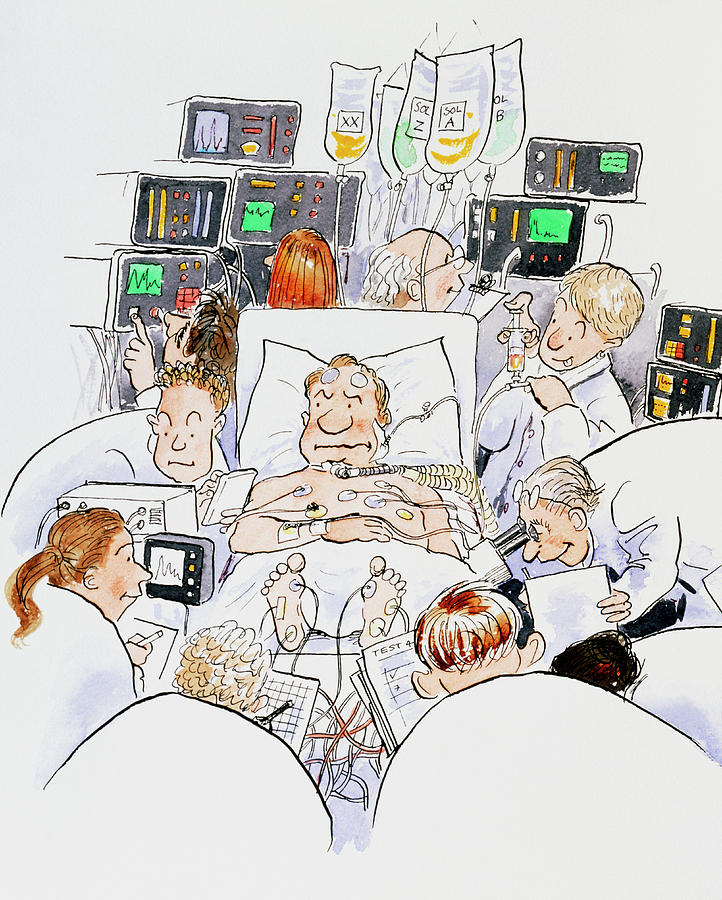 intensive care unit cartoon