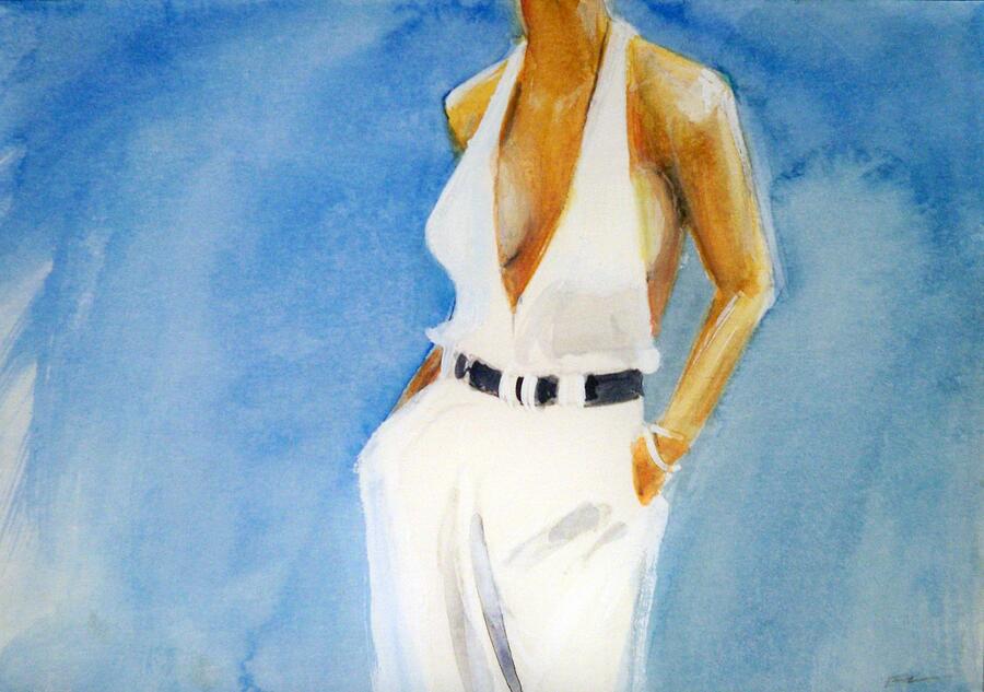 Carina From Cannes Painting by Ed  Heaton