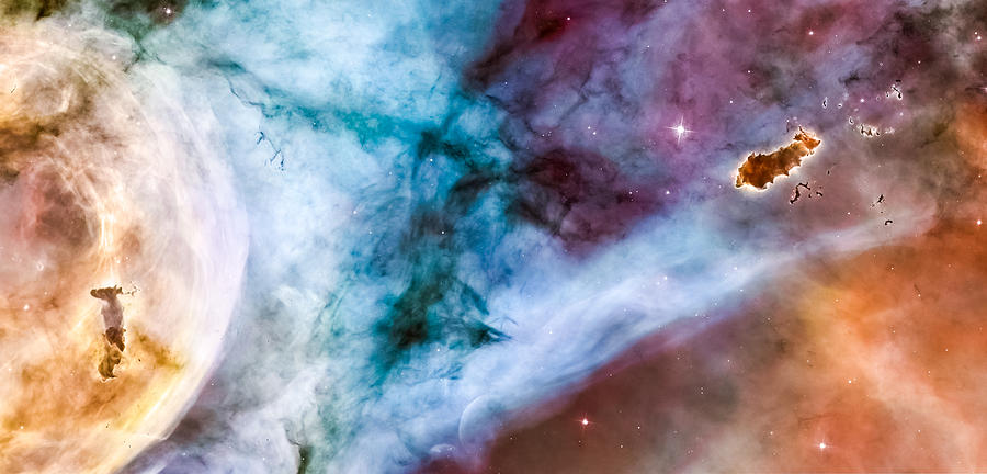 Carina Nebula Details - The Caterpillar Photograph by Marco Oliveira