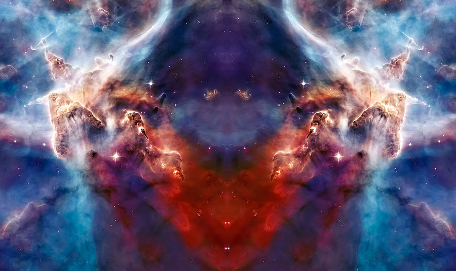 Abstract Photograph - Carina Nebula Pillar 2 by Jennifer Rondinelli Reilly - Fine Art Photography