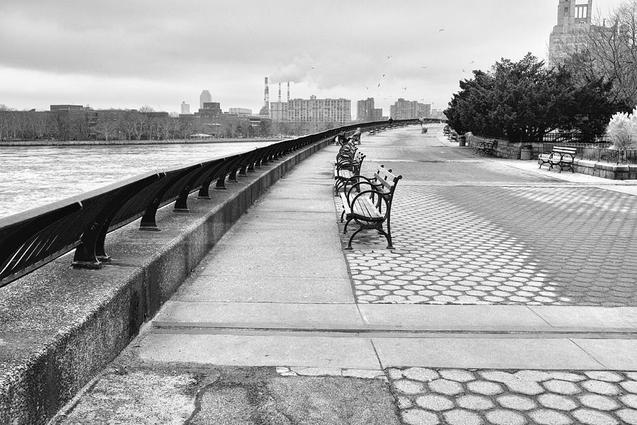 New York City Photograph - Carl Schurz Esplanade by Cornelis Verwaal