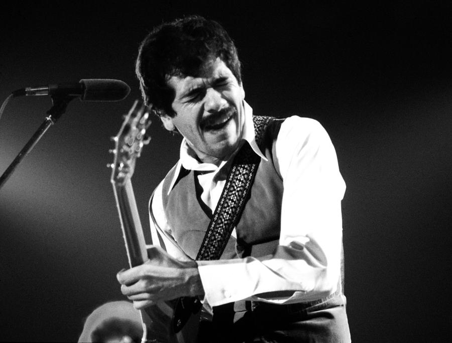 Carlos Santana 1976 Photograph by Chris Walter