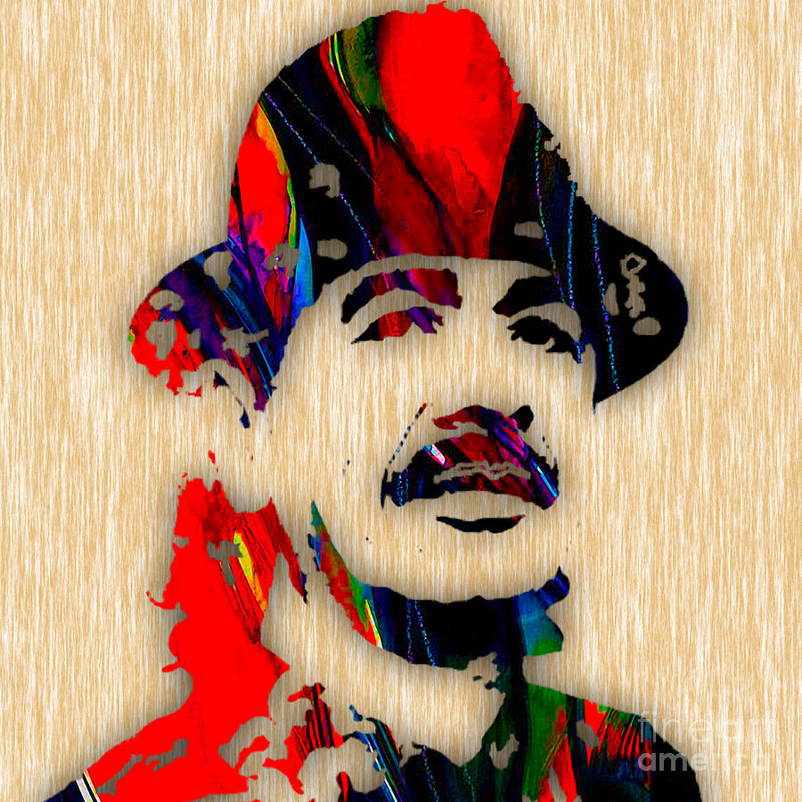 Carlos Santana Mixed Media by Mal Bray - Pixels Merch