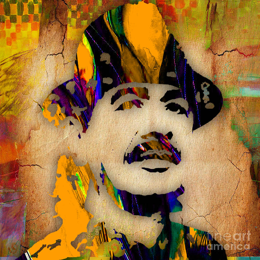 Carlos Santana Mixed Media By Marvin Blaine Fine Art America