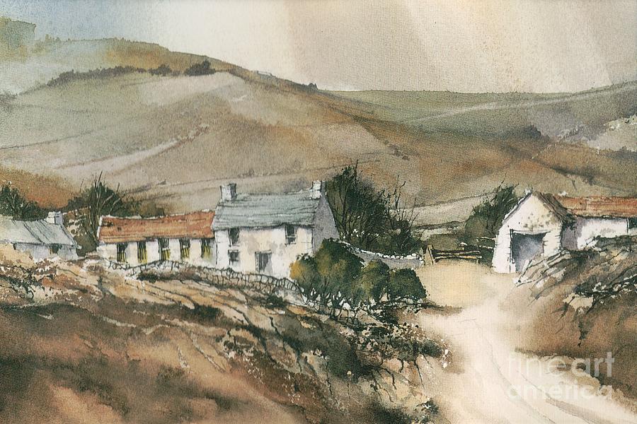 CARLOW  Blackstairs Mountains Mixed Media by Val Byrne