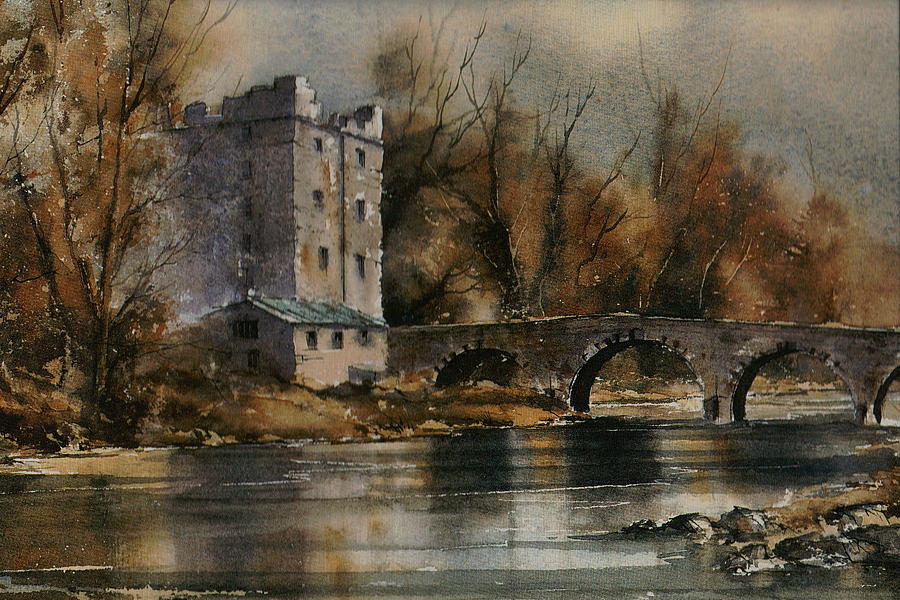 CARLOW Milford on the Barrow Mixed Media by Val Byrne