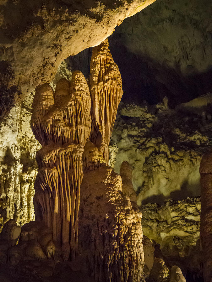 Carlsbad Caverns Photograph - Carlsbad Column by Jean Noren