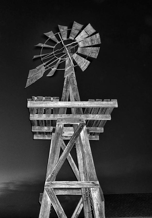 Eddy House Windmill Bw Photograph By Robert Meyers Lussier Fine Art