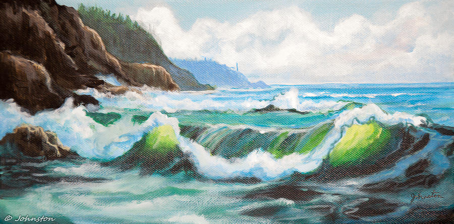 Carmel California Pacific Ocean Seascape Painting Painting
