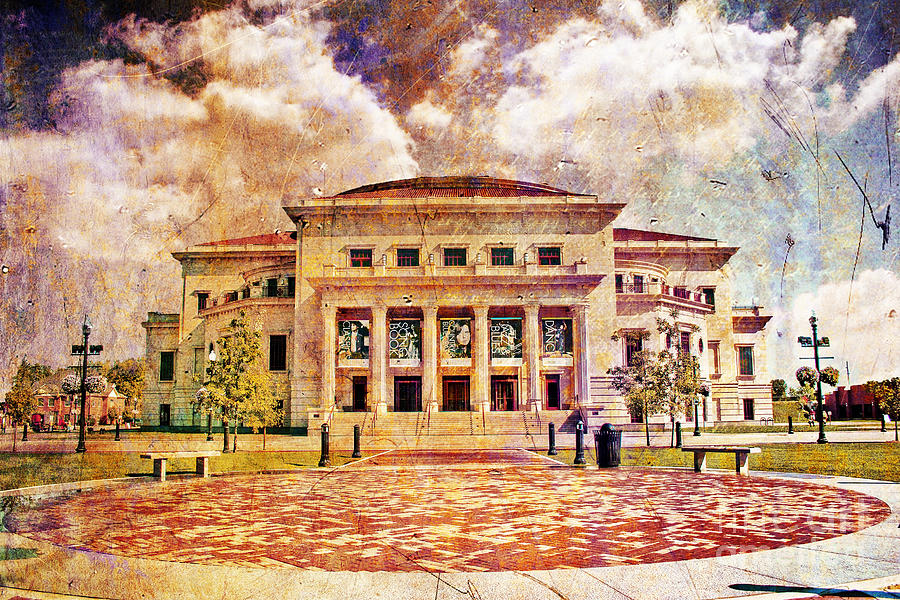 Indianapolis Digital Art - Carmel Center for The Performing Arts by David Haskett II