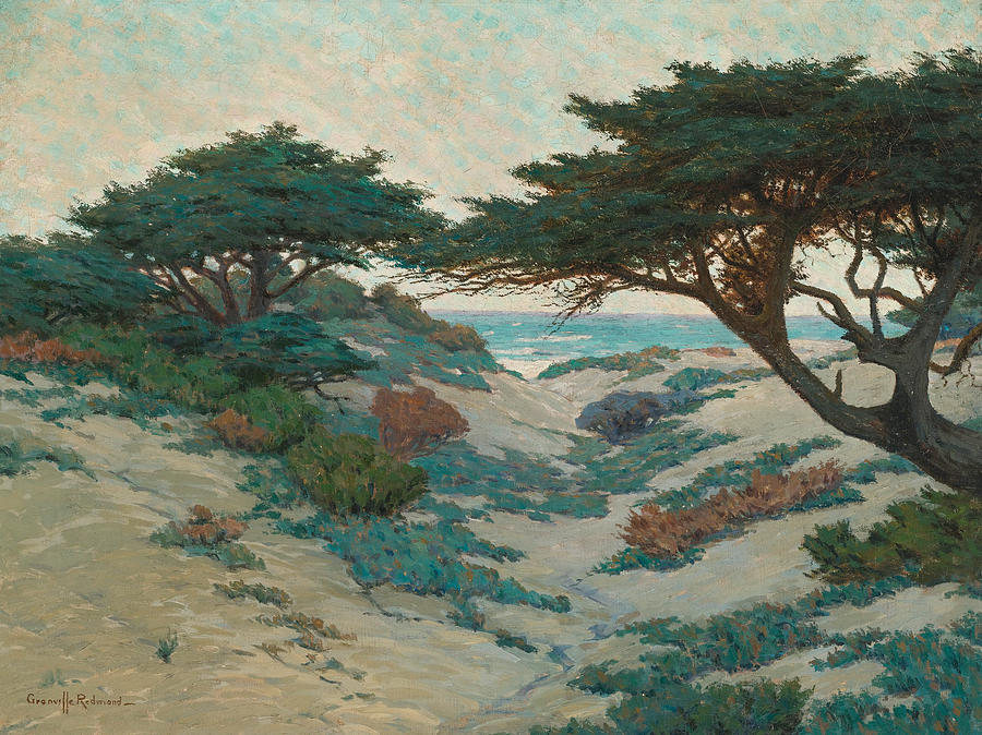 Carmel Coast Painting by Granville Redmond