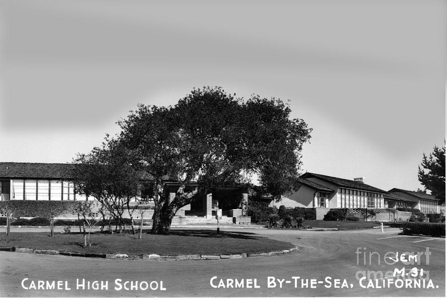 Carmel High School Carmel by the Sea circa 1955 by Monterey County  Historical Society