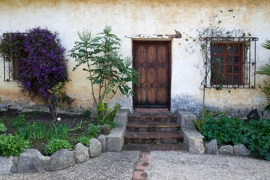 Carmel Mission Door And Windows Photograph by Priya Ghose