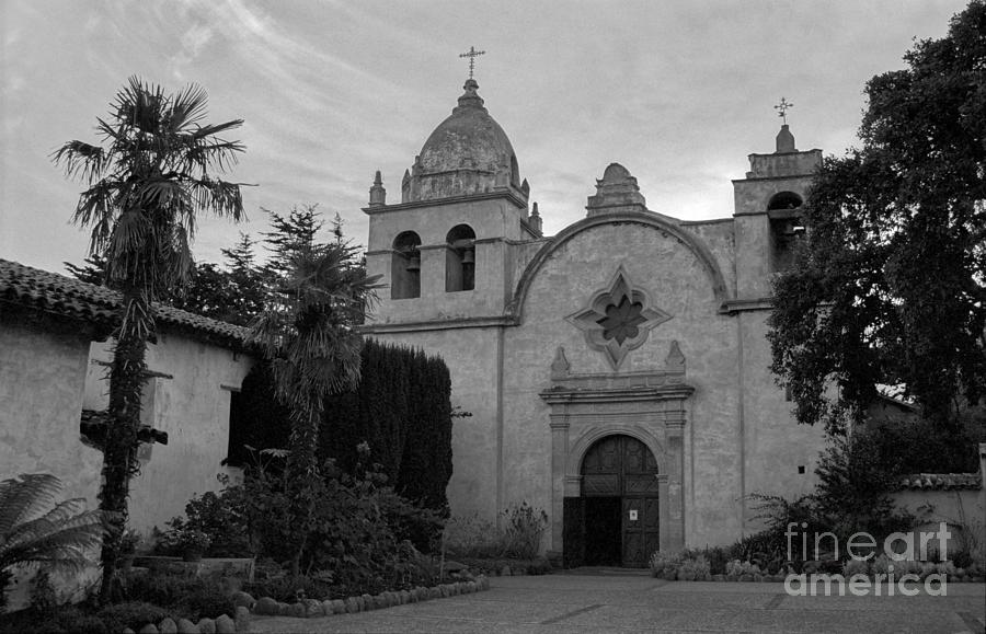 Carmel Mission Photograph by James B Toy