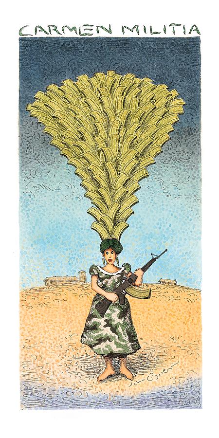 Carmen Militia Drawing by John O'Brien - Fine Art America