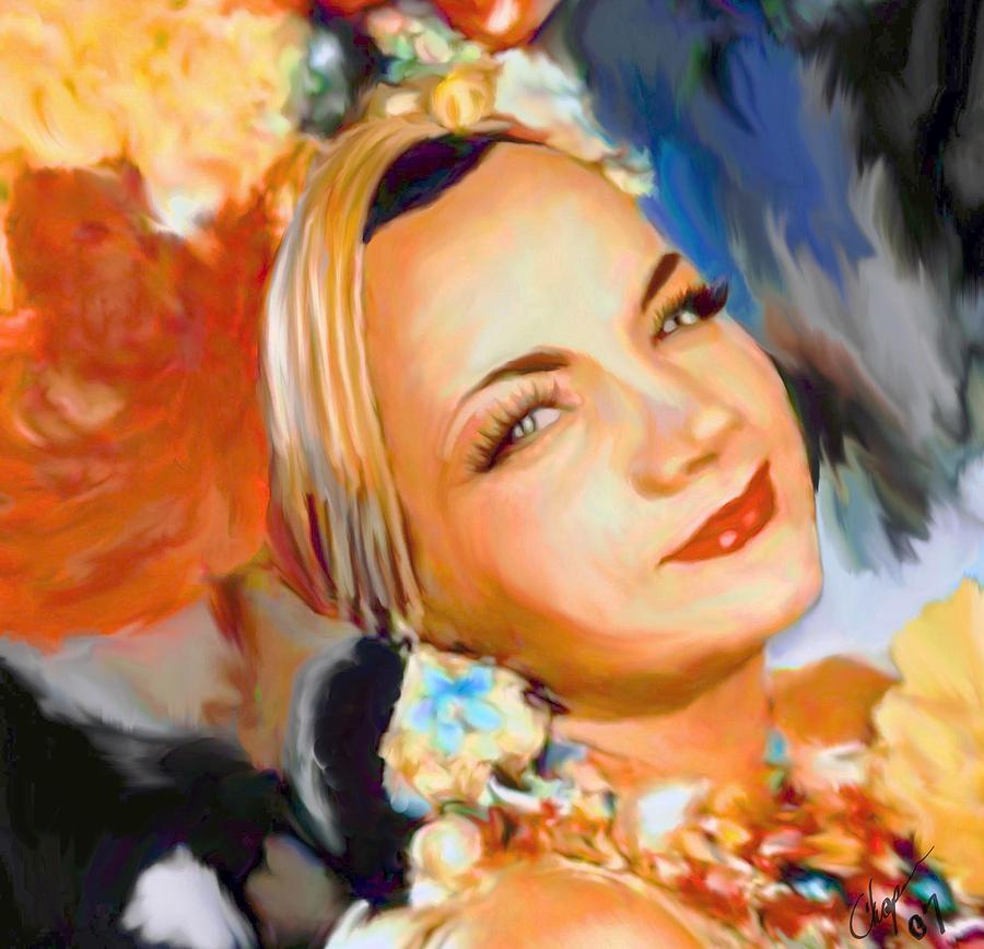 Carmen Miranda Digital Art by Francis Chapman