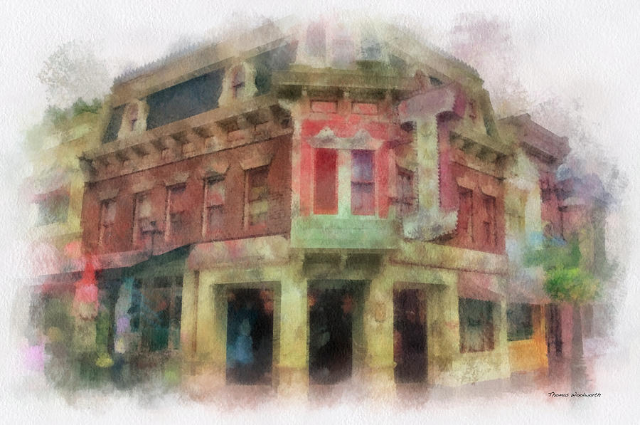 Candy Photograph - Carnation Cafe Main Street Disneyland Photo Art 01 by Thomas Woolworth