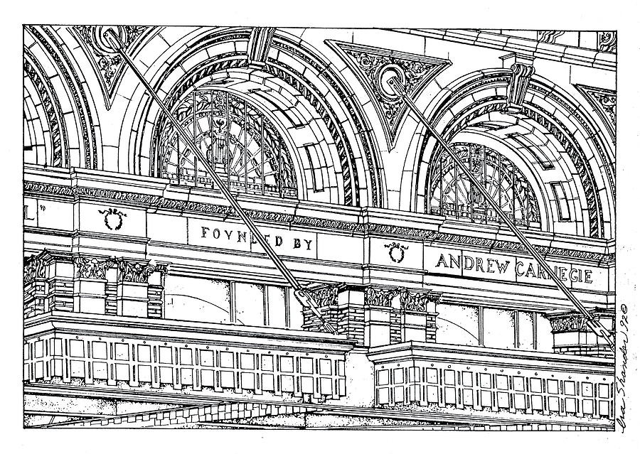 Carnegie Hall Drawing by Ira Shander