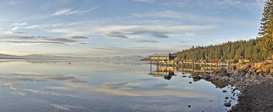 Carnelian Bay Morning Panorama Lake Tahoe Larry Darnell Photograph by Larry Darnell