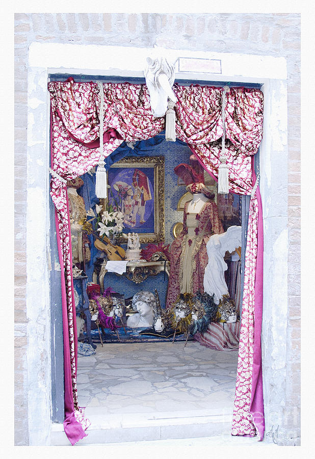 Carnevale Shop in Venice Italy Digital Art by Victoria Harrington