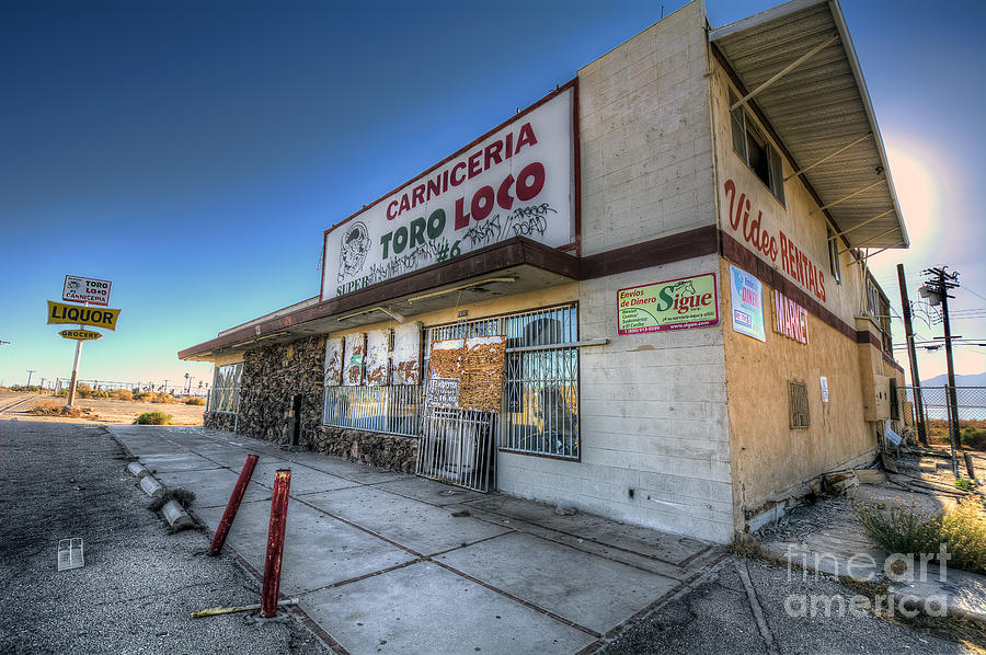Toro Photograph - Carniceria Toro Loco by Eddie Yerkish
