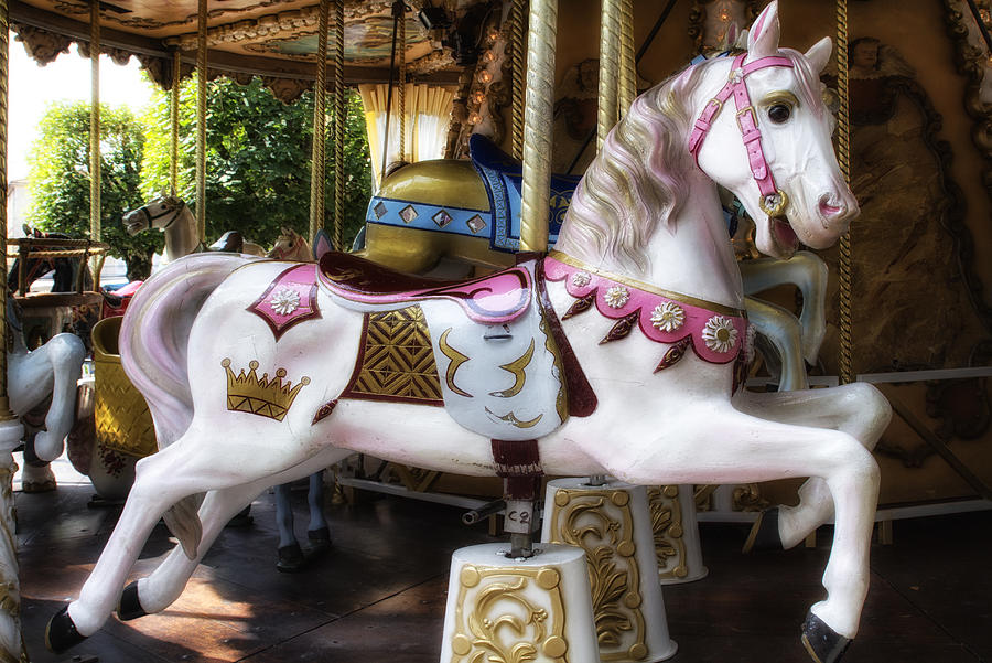 Carnival - Carousel Photograph by Georgia Clare