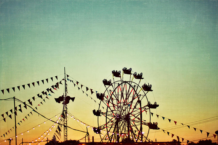 Carnival at sunset Photograph by Beverly LeFevre