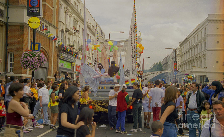 Carnival Photograph - Carnival Crowds Celebration Social Occasion by Richard Morris
